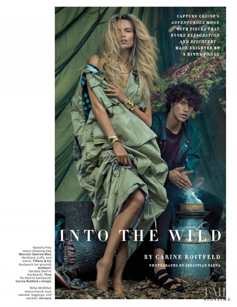 Natasha Poly featured in Into The Wild, December 2016