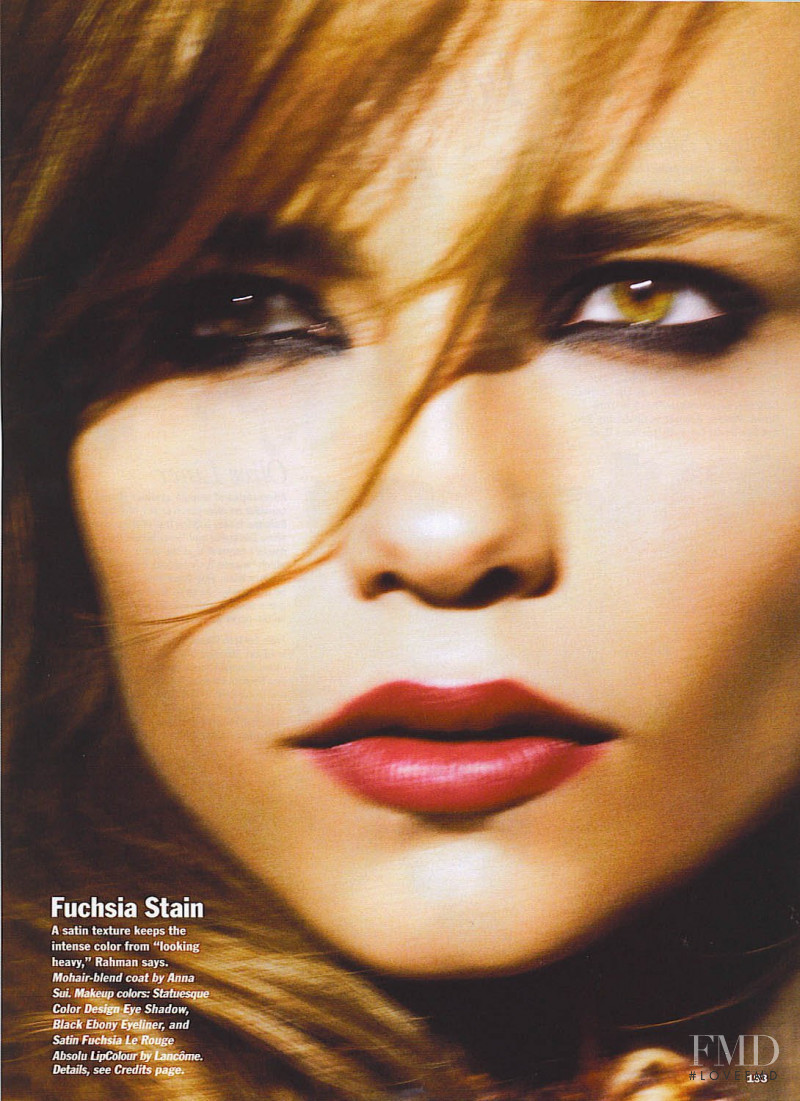 Natasha Poly featured in Bold School, September 2006