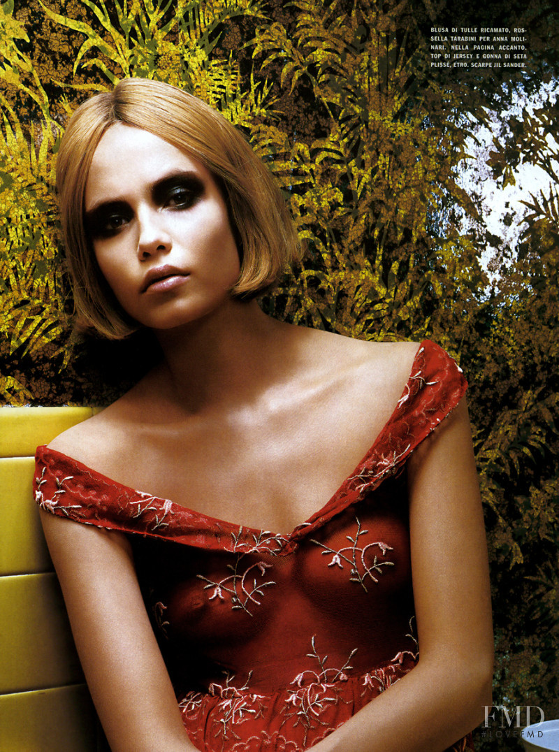 Natasha Poly featured in Variations on Chic, March 2005