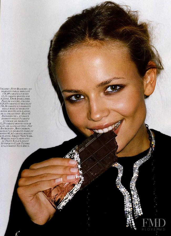 Natasha Poly featured in Peche de Cher, January 2005