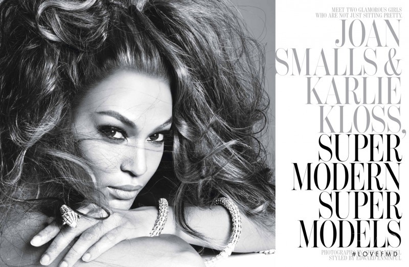 Joan Smalls featured in Super Modern, Super Models, July 2012