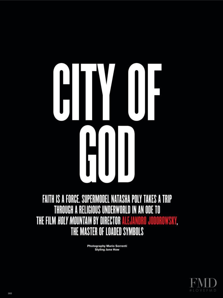 City of God, September 2010
