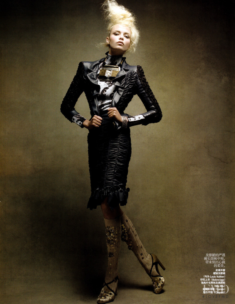 Natasha Poly featured in Perfectly Suited, August 2009