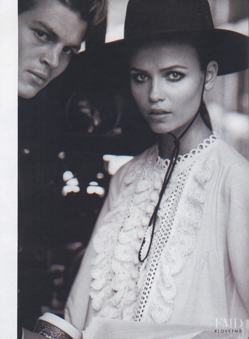 Natasha Poly featured in Spring\'s Pioneering Spirit, March 2006