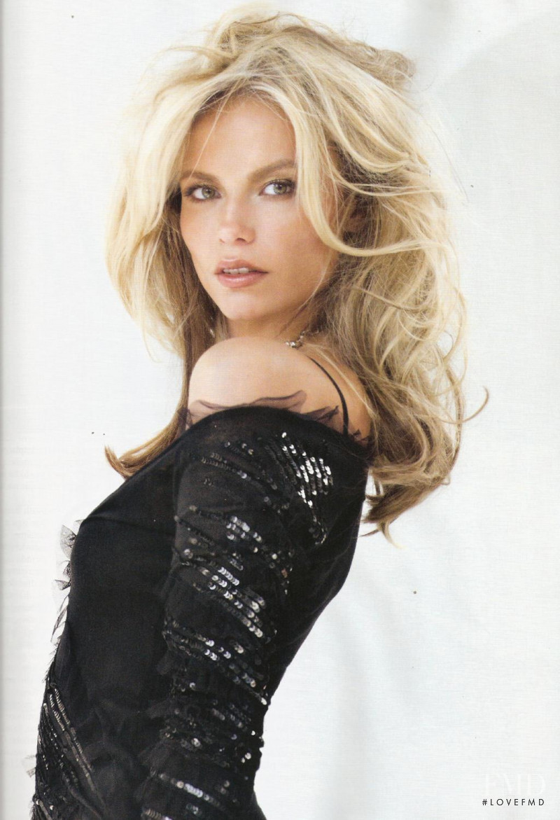 Natasha Poly featured in Black & Gold, July 2010