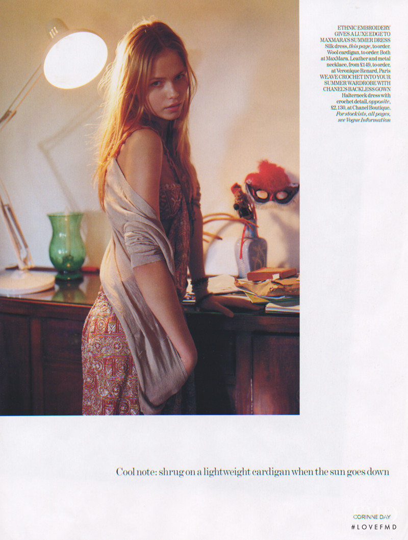 Natasha Poly featured in California Girl, April 2005
