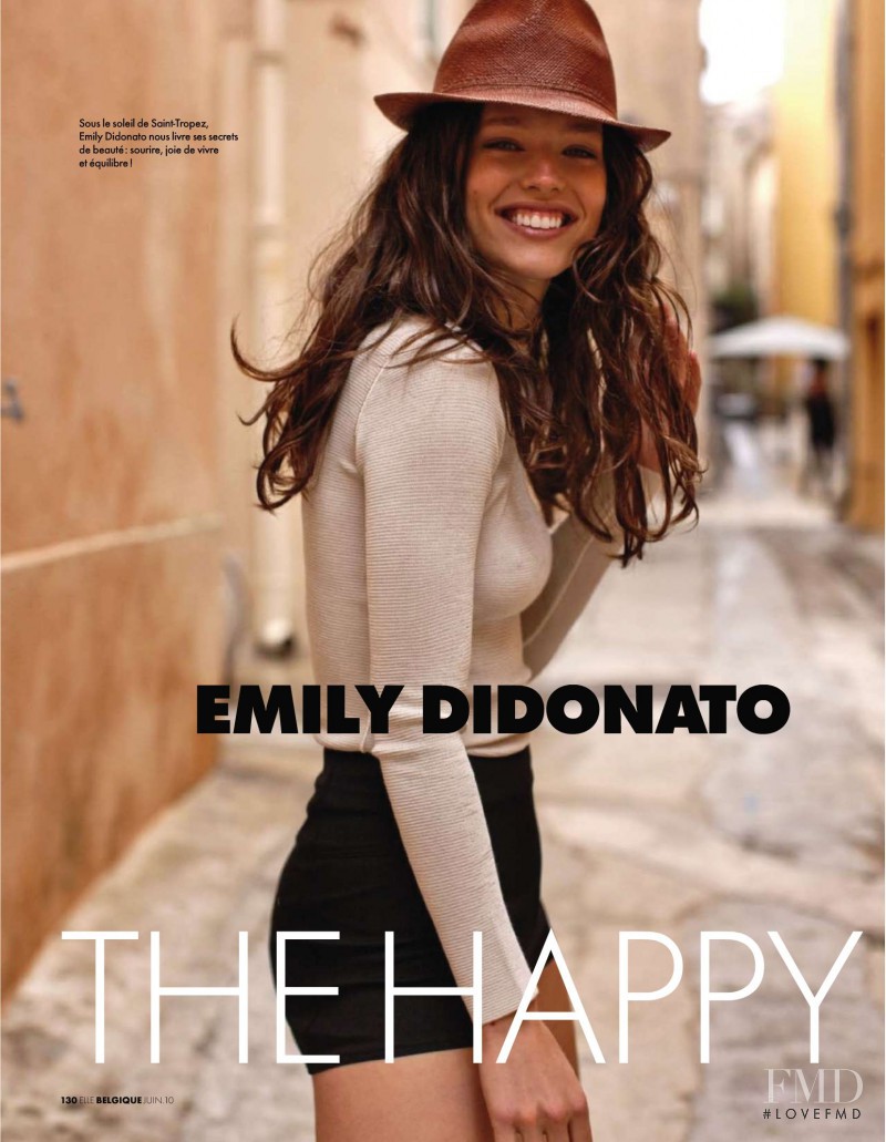 Emily DiDonato featured in The Happy Beauty, June 2010