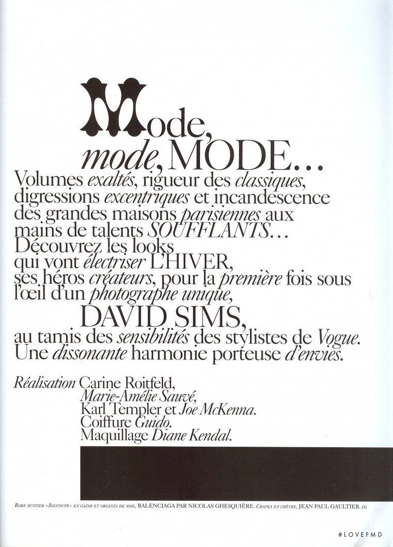 Mode Mode, Mode..., September 2005
