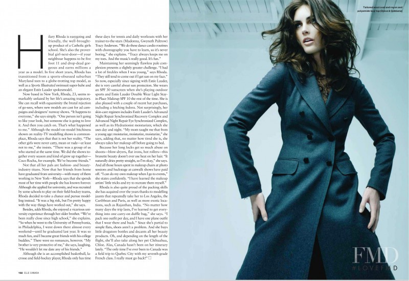 Hilary Rhoda featured in Hilary Rhoda, October 2010