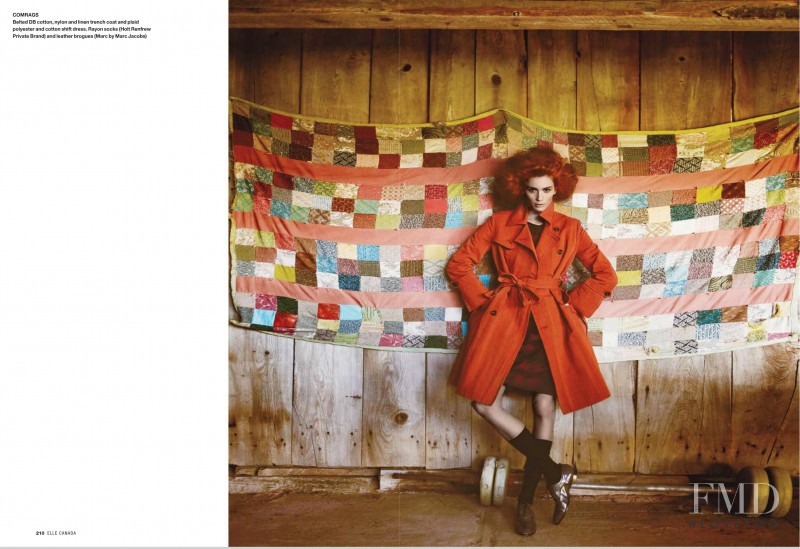 Monica Vaughan featured in Canadian Designers Play With Fall\'s Bourgeois Theme, September 2010