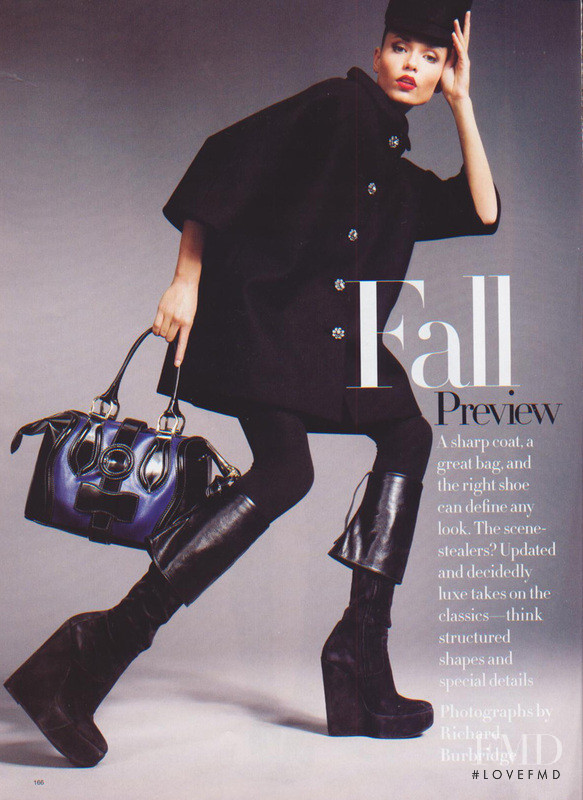 Natasha Poly featured in Fall Preview, June 2006