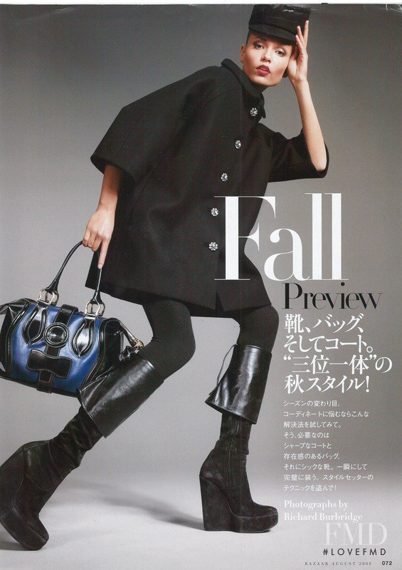 Natasha Poly featured in Fall Preview, August 2006