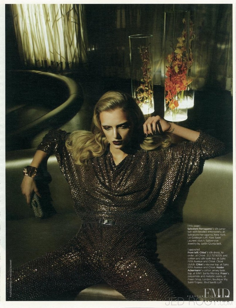 Lily Donaldson featured in Edge of Night, February 2008