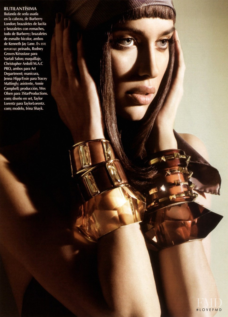 Irina Shayk featured in Luces y sombras, July 2010