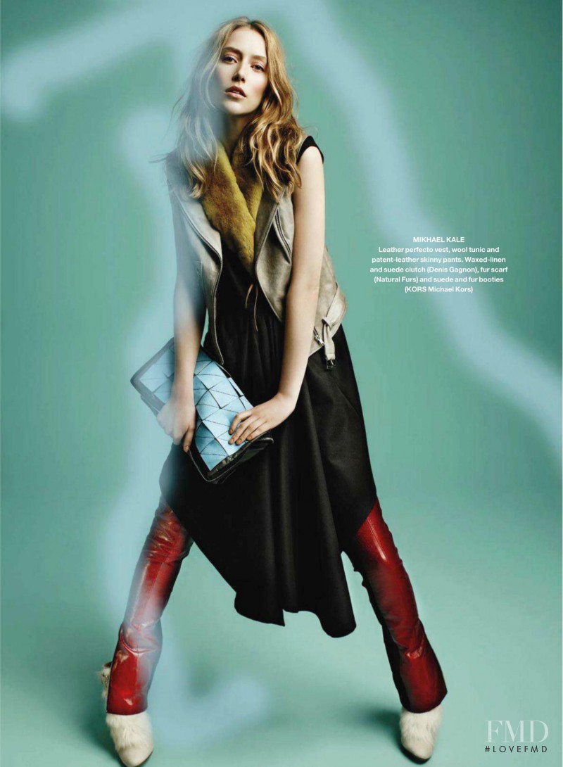 Alana Zimmer featured in The New Look, October 2011