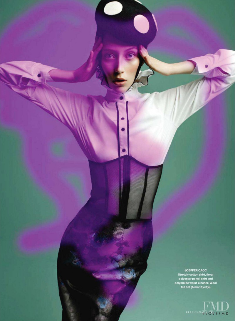 Alana Zimmer featured in The New Look, October 2011