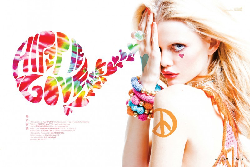 Jennifer Pugh featured in Hippie Love, March 2012