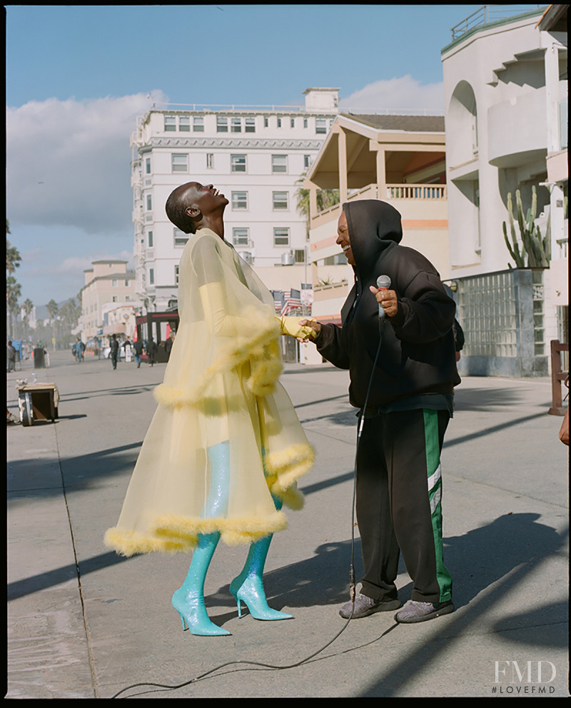 Alek Wek featured in Alek Wek, January 2018