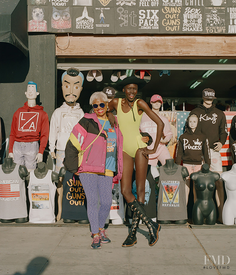 Alek Wek featured in Alek Wek, January 2018