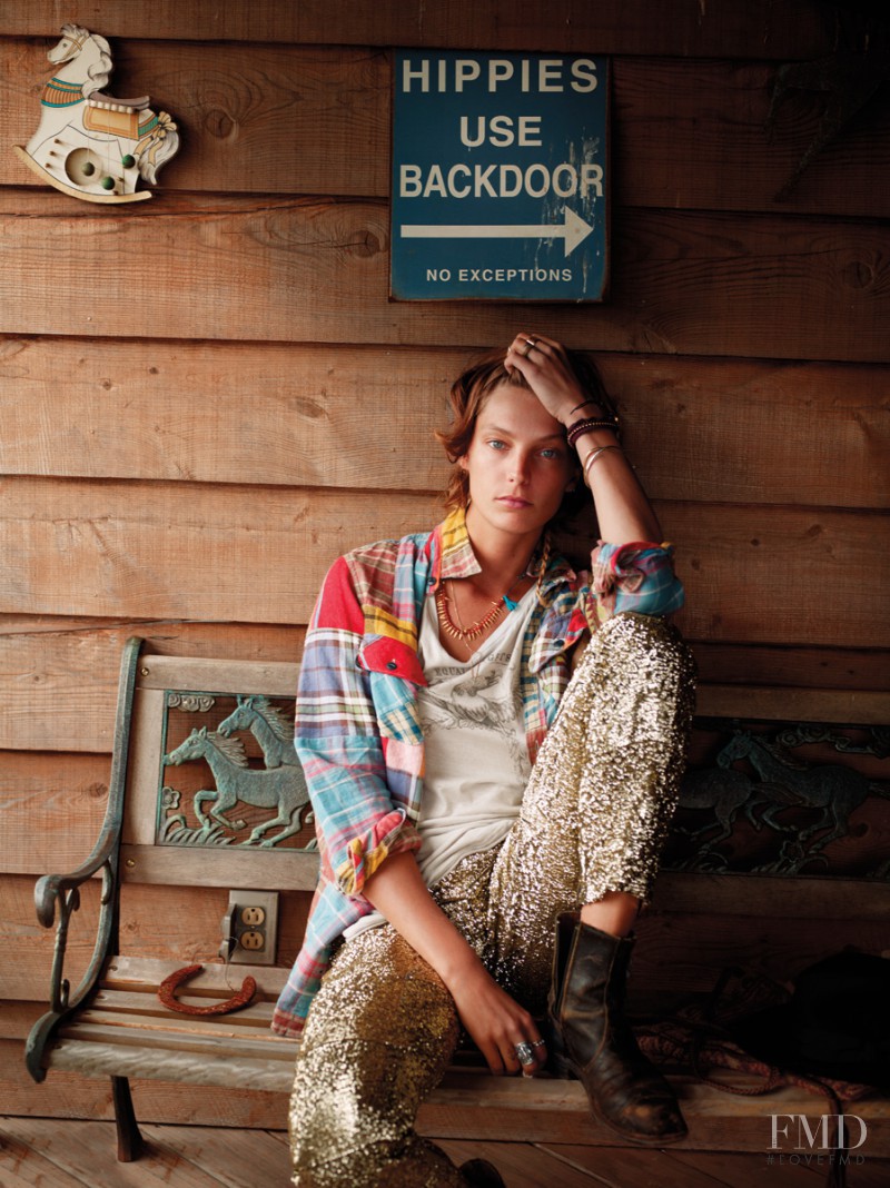 Daria Werbowy featured in Wild Spirit, July 2012