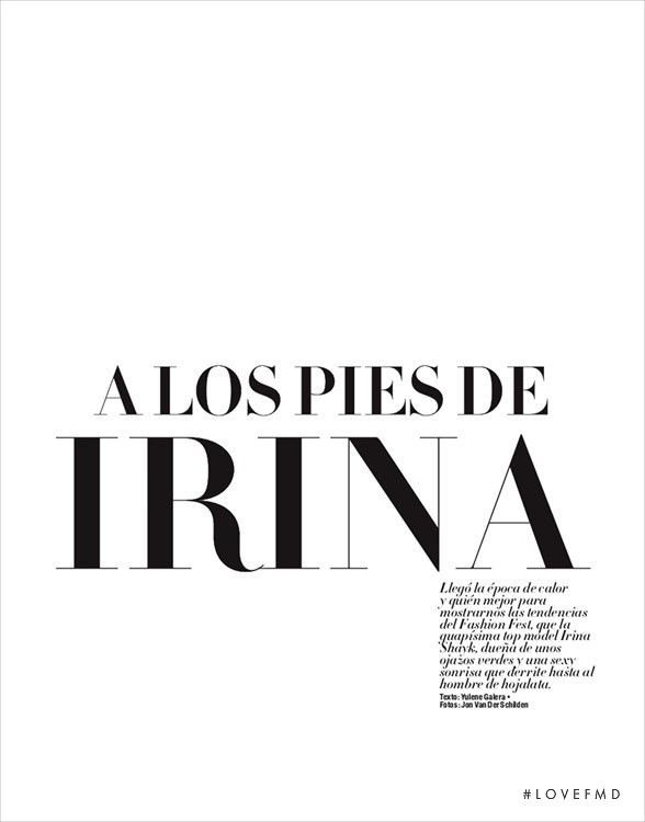 A Los Pies De Irina, March 2015