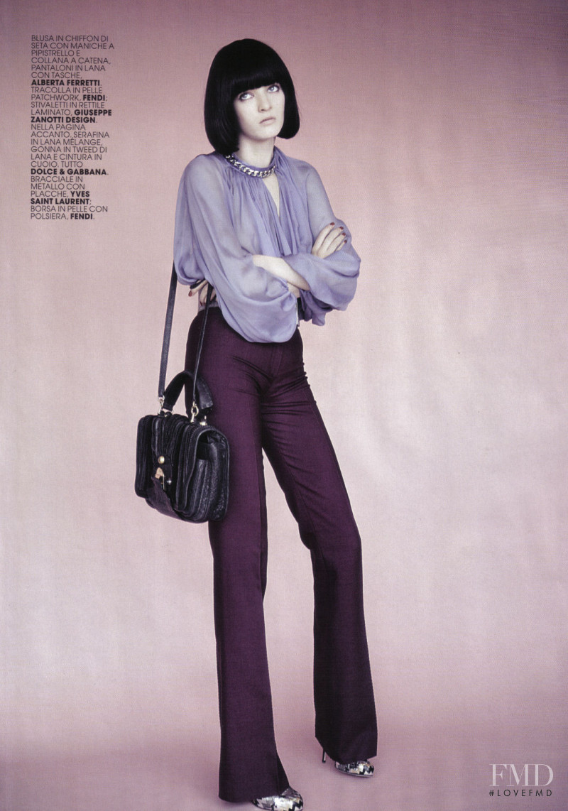 Daria Strokous featured in Seventies, November 2008