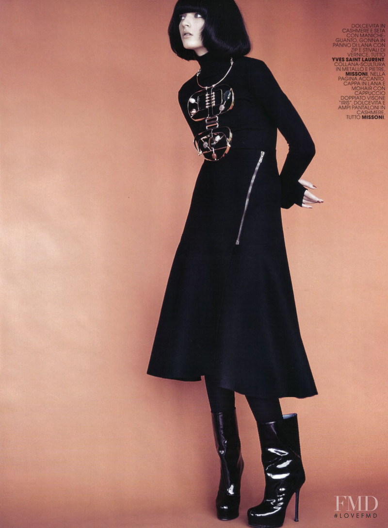 Daria Strokous featured in Seventies, November 2008