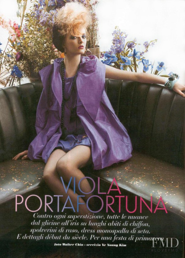 Daria Strokous featured in Viola Portafortuna, June 2009