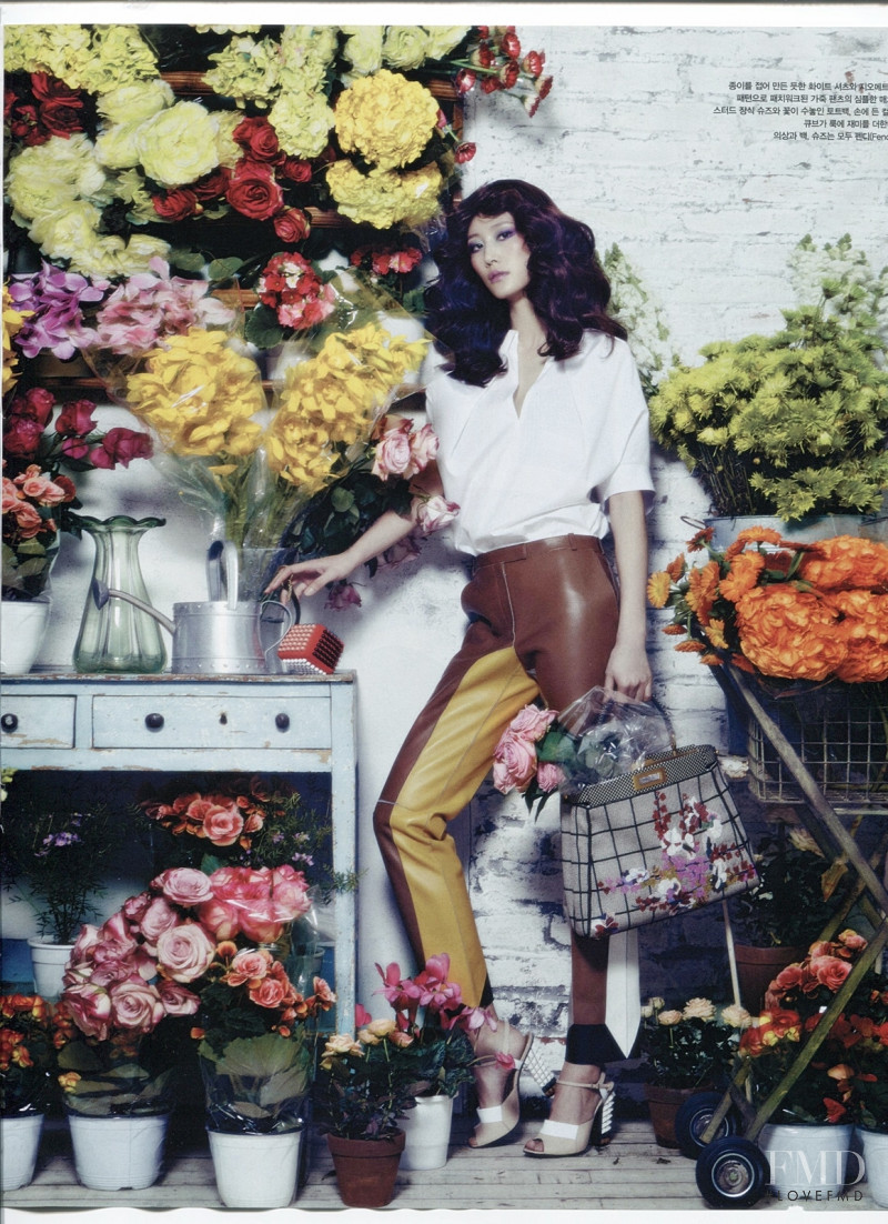 Hyun Yi Lee featured in Flower House, March 2013