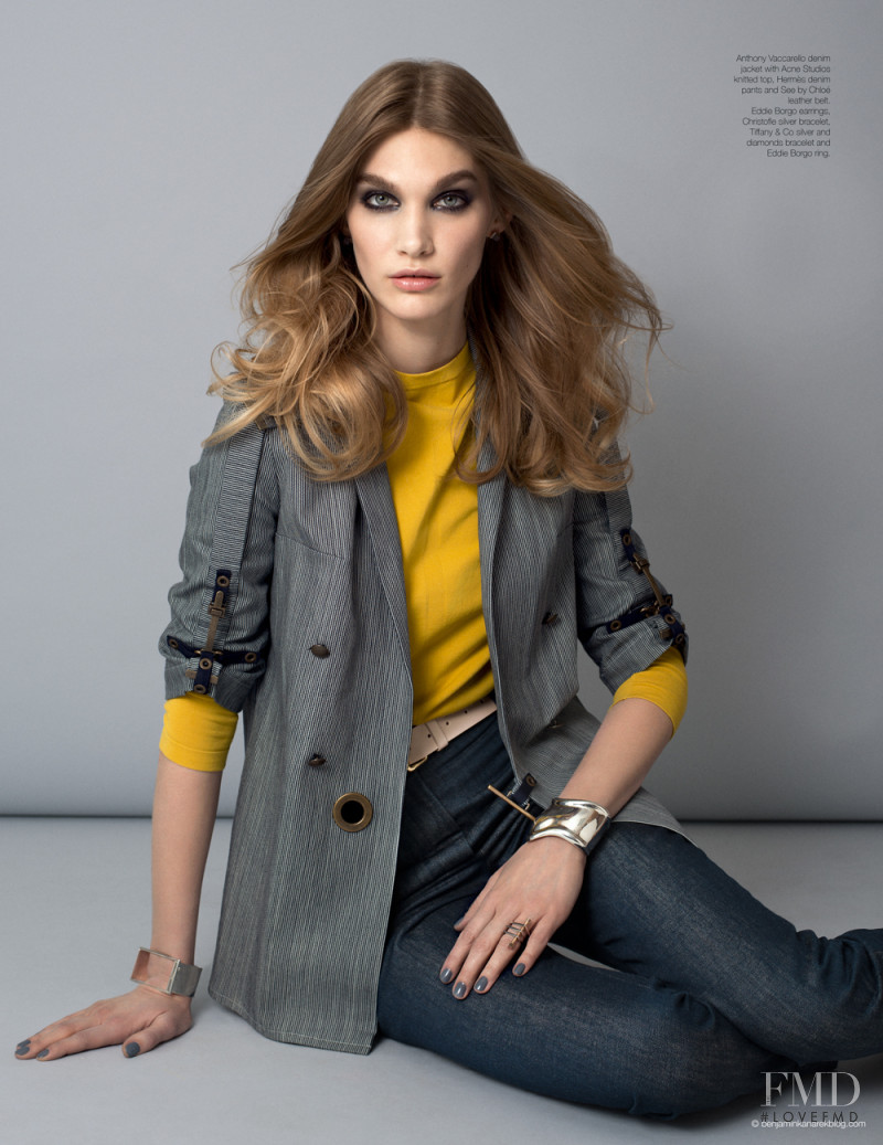 Irina Nikolaeva featured in Sunny Denim, July 2015