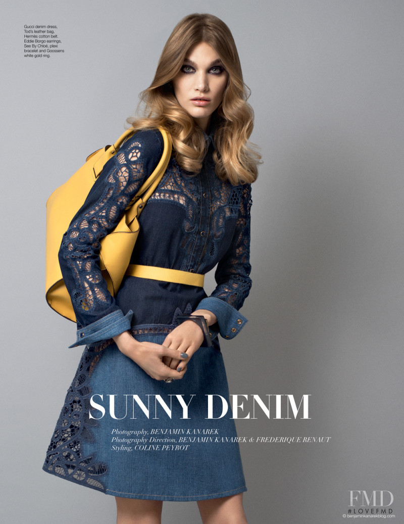 Irina Nikolaeva featured in Sunny Denim, July 2015