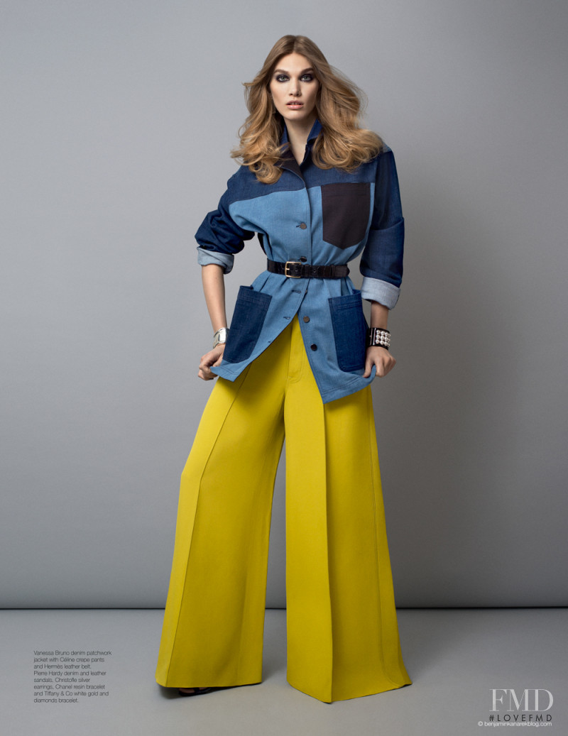 Irina Nikolaeva featured in Sunny Denim, July 2015