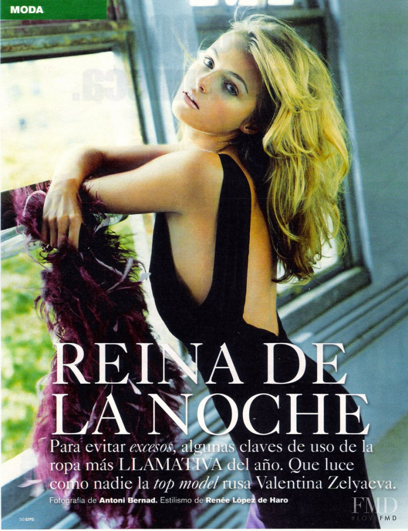 Valentina Zelyaeva featured in Reina De La Noche, December 2005