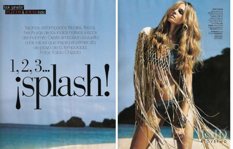 Valentina Zelyaeva featured in 1,2,3 Splash, March 2008