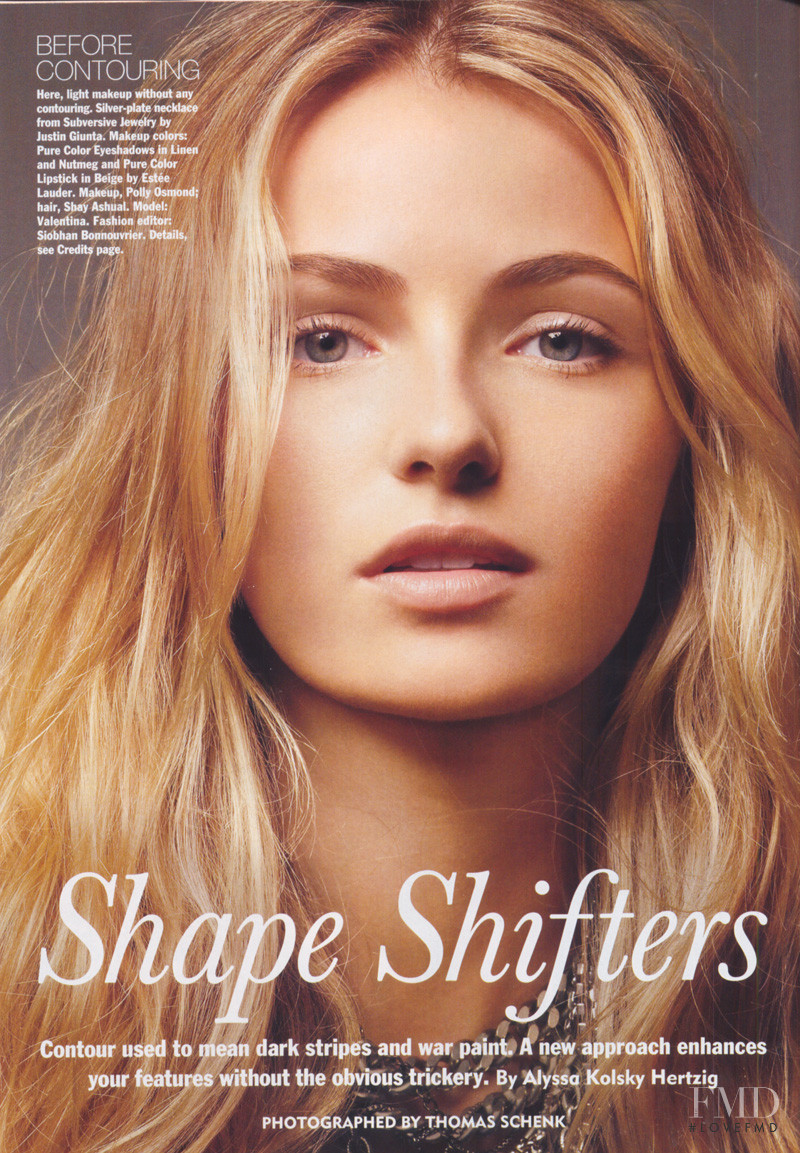 Valentina Zelyaeva featured in Shape Shifters, January 2009