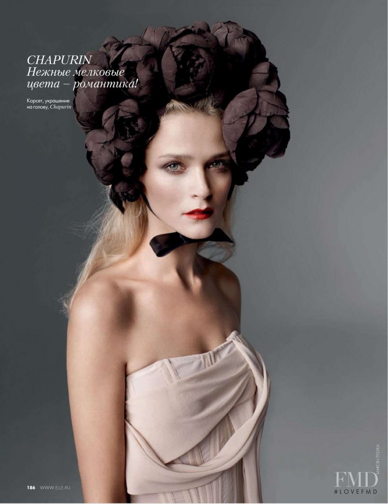 Carmen Kass featured in Clever Beauty, February 2010