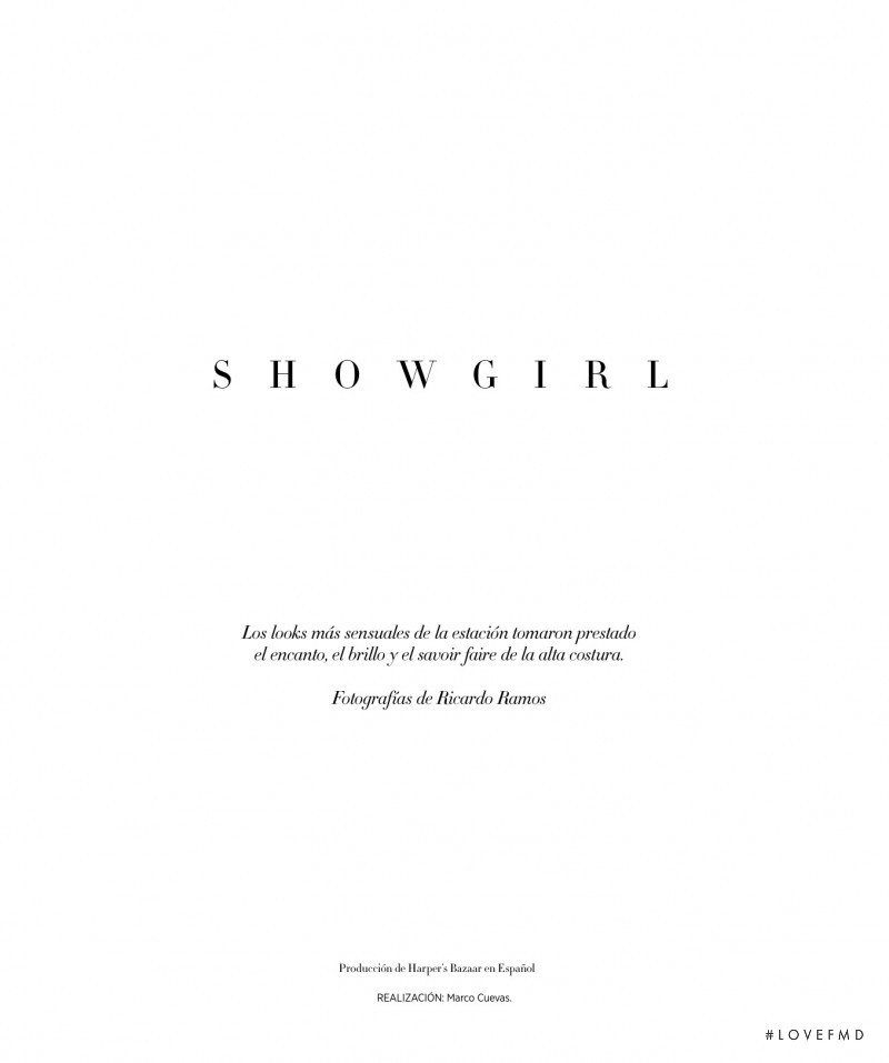 Showgirl, September 2016