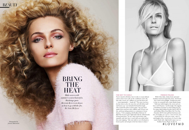 Valentina Zelyaeva featured in Bring The Heat, November 2014