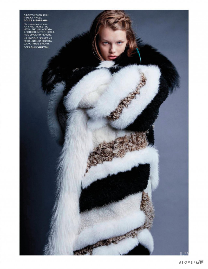 Kris Grikaite featured in Vogue, October 2017