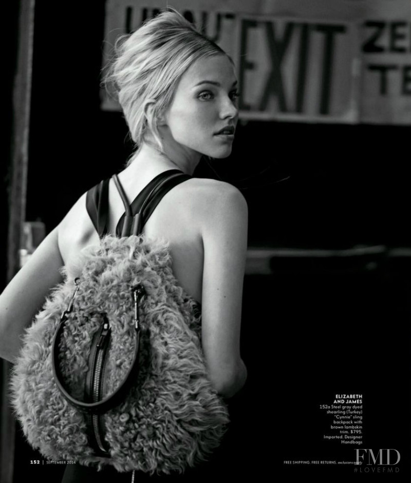 Sasha Luss featured in Gray Scale, September 2014