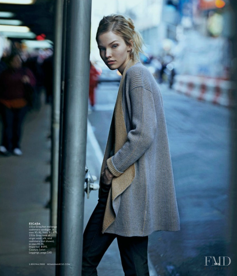 Sasha Luss featured in Gray Scale, September 2014