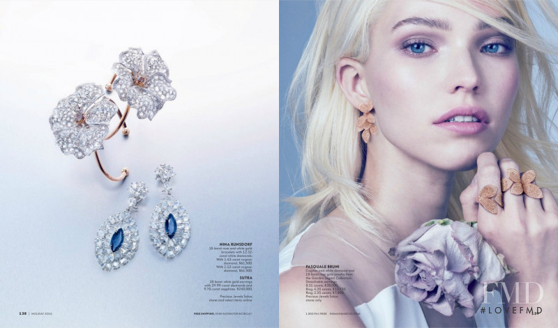 Sasha Luss featured in Icy Accumulations Ahead, November 2015