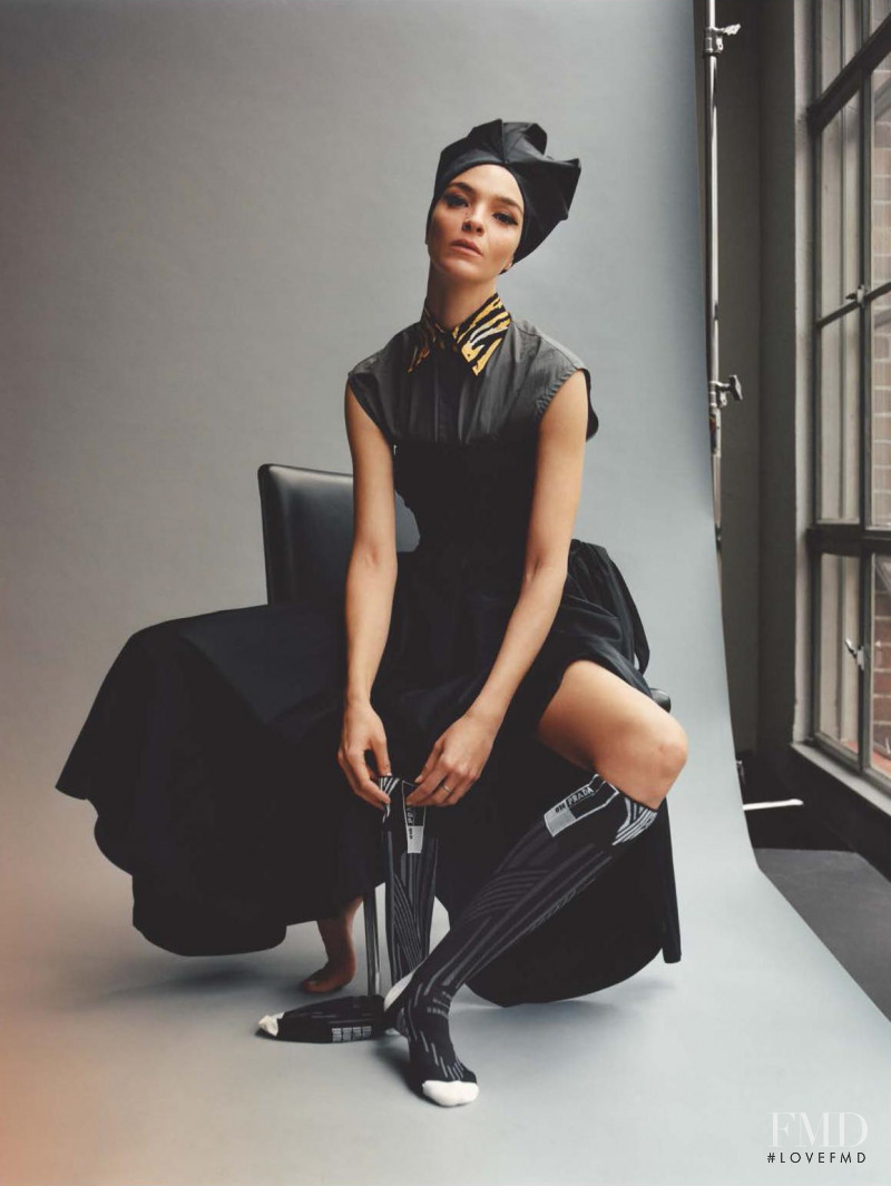 Mariacarla Boscono featured in The Prada Perspective, March 2018