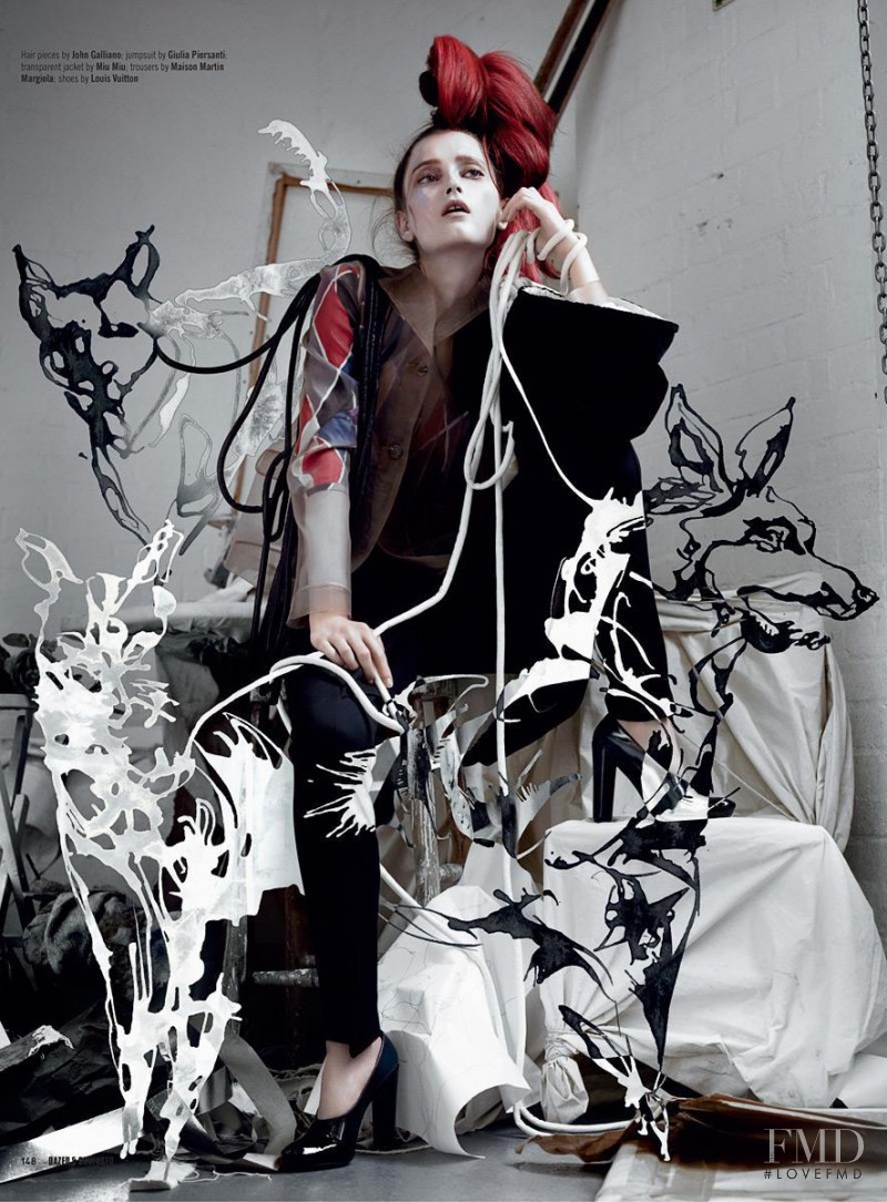 Iekeliene Stange featured in Art, December 2007
