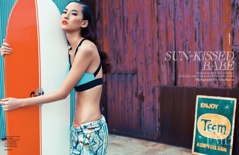 Hye Rim Park featured in Sun-Kissed Babe, July 2012