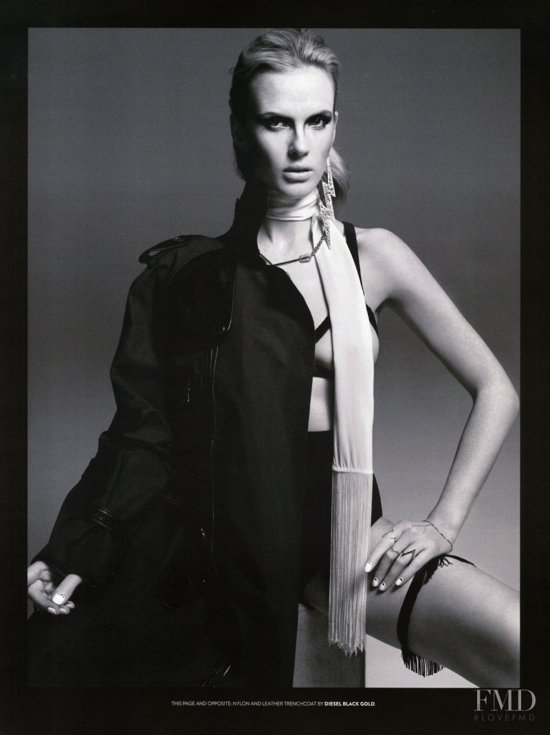 Anne Vyalitsyna featured in Introducing the New Diesel Black Gold, May 2013