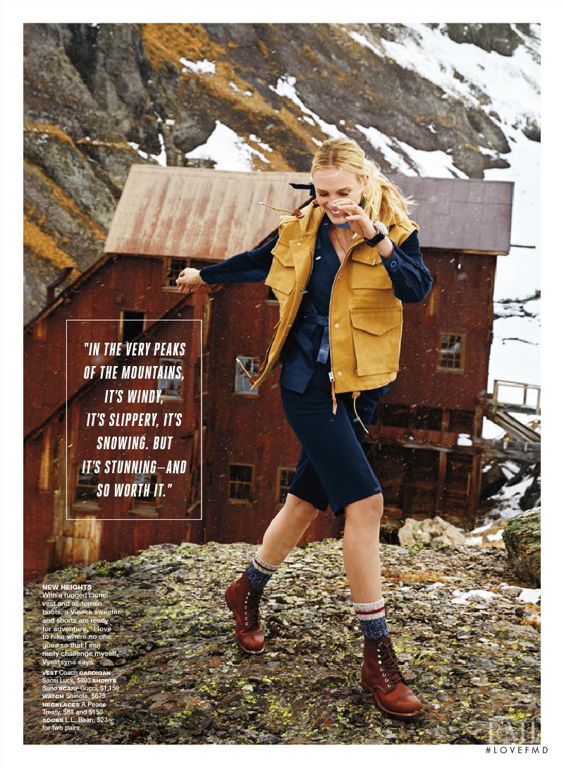 Anne Vyalitsyna featured in Anne V\'s Heli-Hike Adventure, January 2015