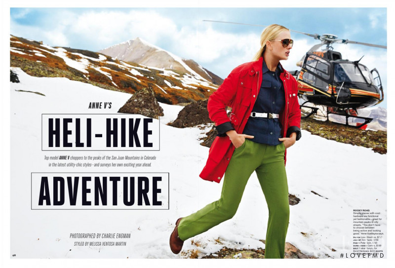 Anne Vyalitsyna featured in Anne V\'s Heli-Hike Adventure, January 2015