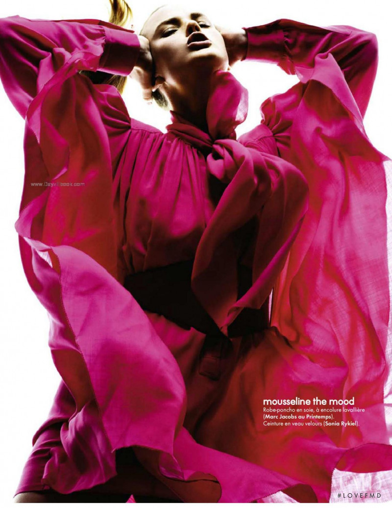 Anne Vyalitsyna featured in Red Dingue du Pink, December 2009