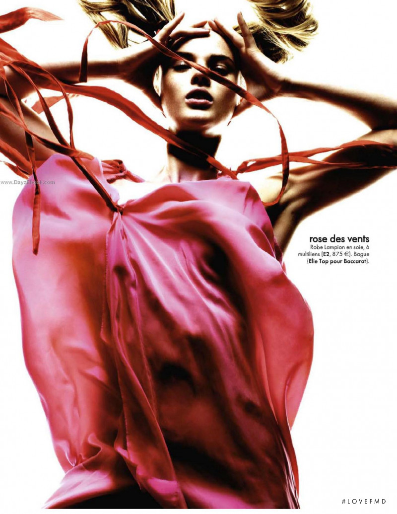 Anne Vyalitsyna featured in Red Dingue du Pink, December 2009